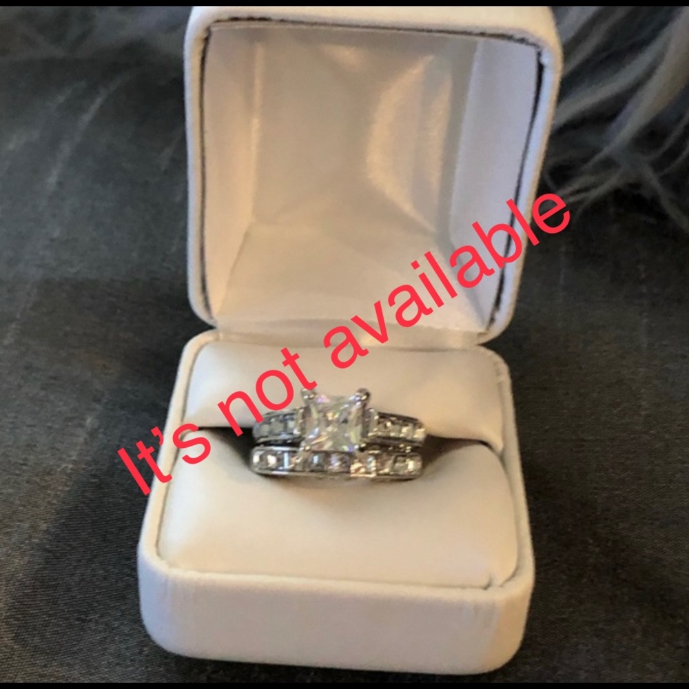 COPY - 925 Sterling Silver Wedding Set